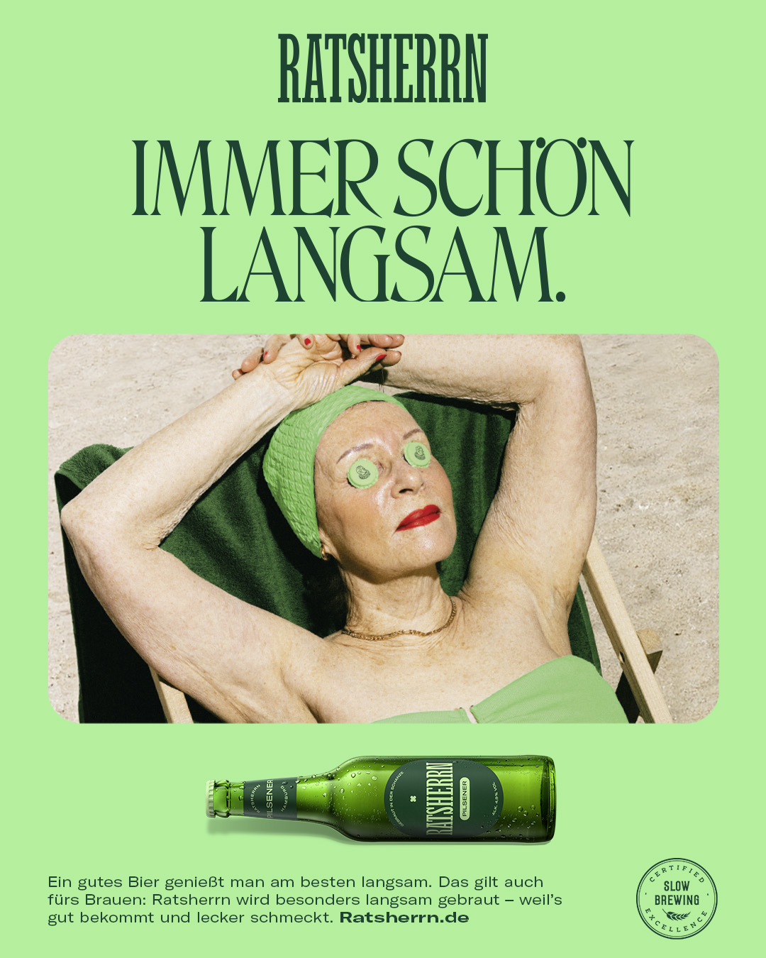 Immer schön langsam Kampagnenmotiv